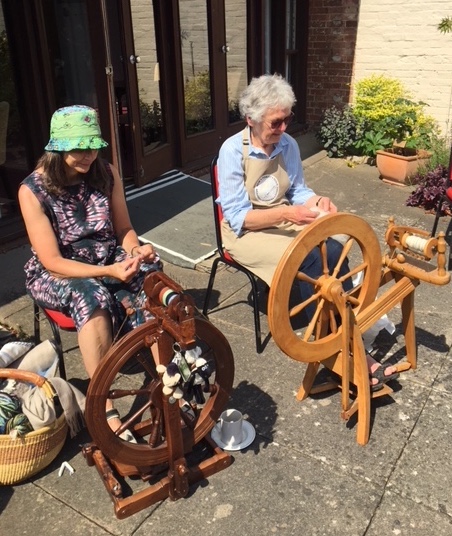 Spinning in the sunshine