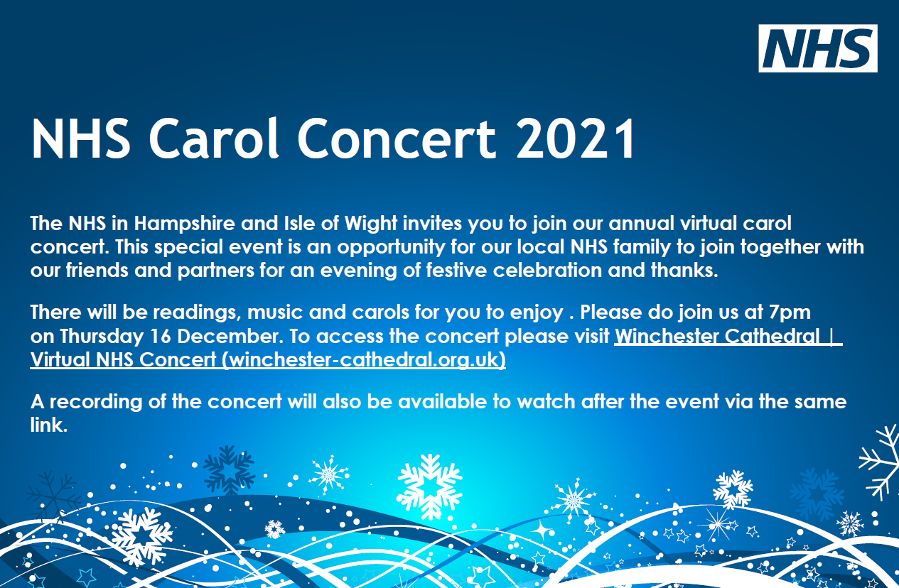 nhs virtual christmas carol concert